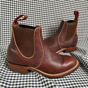 Red Wing 9054 Women's Chelsea Rancher Boots Red Brown Size 6 - Western / Work
